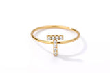 Crystal Initial Ring